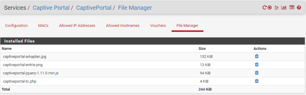 Captive Portal File Manager 2