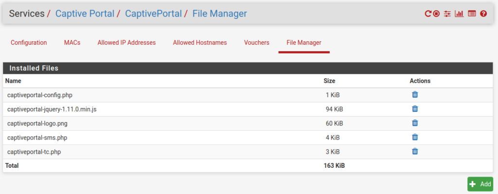 Captive Portal File Manager 2